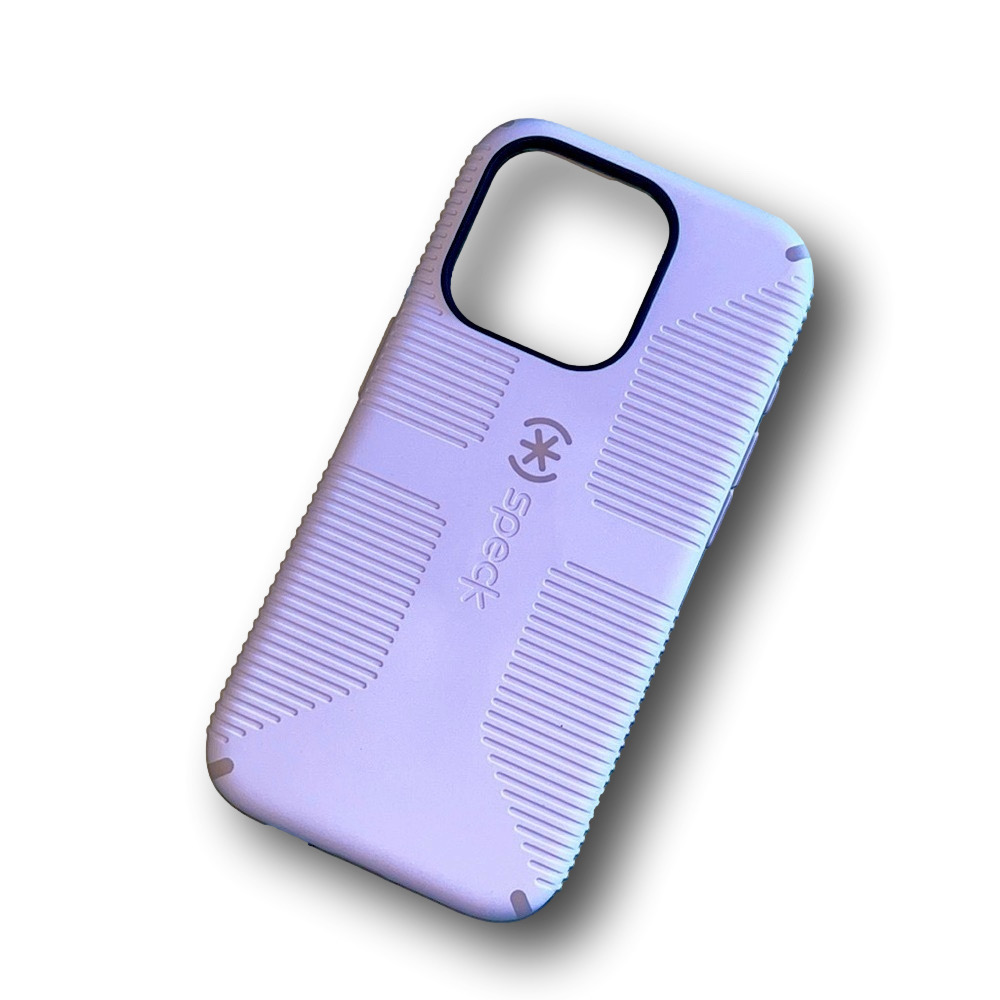 Speck iPhone 15 Pro Candy Shell Grip Purply Pink Case